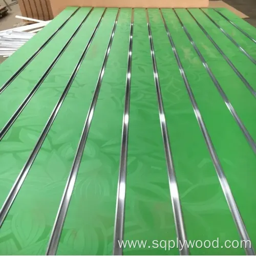 Slot Grooved MDF Board with 11 Aluminium Strips